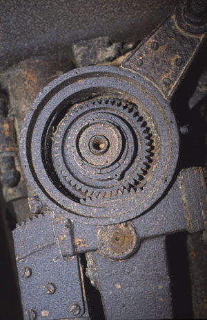 Richtrad f�r 152 mm Torpedobootskanone