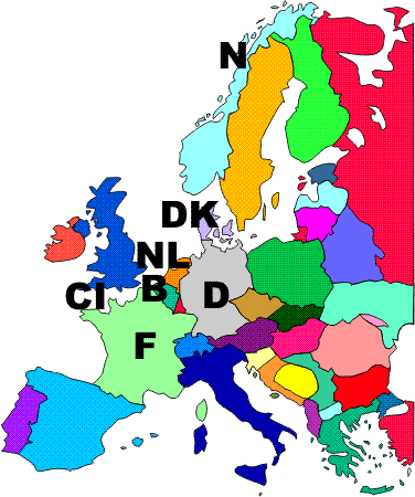 Gew�nschtes Land anklicken!