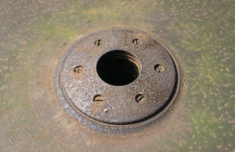 R 634 Nord, zentrale Decken�ffnung f�r Panzerrundblickfernrohr