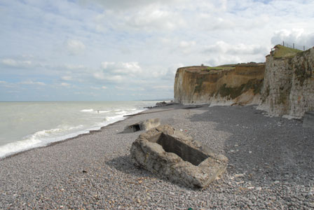 Reste der alten Funkme�stellung bei Pourville
