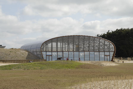 Der neue Hangar vom UTAH-Beach Mémorial