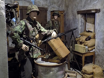 Dioramen im Panzermuseum Catz, kurz vor der Schlie�ung [DAWA SBL]