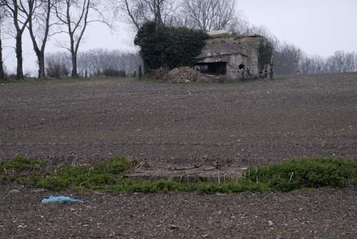 Der im Vordergrund liegende Bauwerksrest war 2025 wieder �bererdet ...