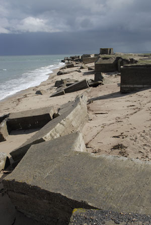 Betonierte Laufgr�ben der MKB Blankenese