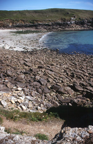 Blick auf den 'Landungsstrand'