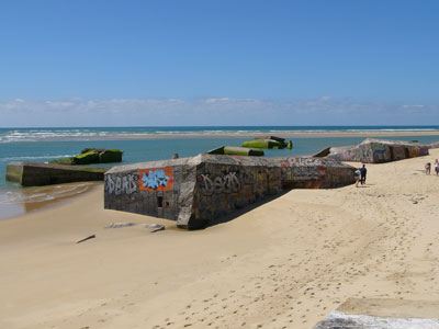 Die Bauten um den Leitstand waren 2005 alle �bersp�lt.