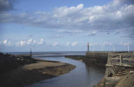 M�ndung der Seulles in Courseulles