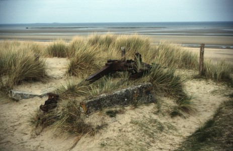 Rest eines 7,5 cm Gesch�tzes