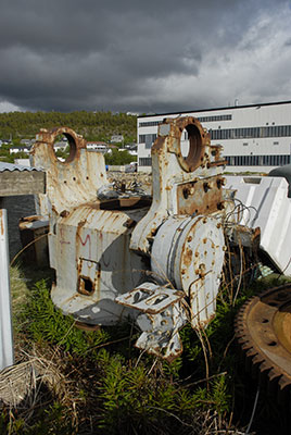 Lafette f�r das 150mm Gesch�tz