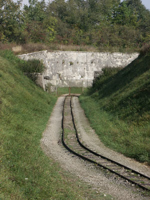 Villey-le-Sec - Zufahrt zum Reduit