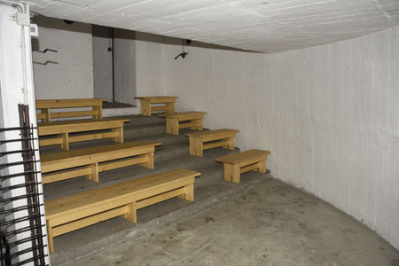 Im unteren Schutzraum